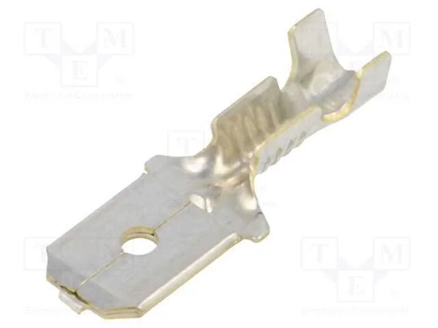 Conetor: plano, 6,3mm, 0,8mm, fêmea, 0,5÷1mm2, ce.