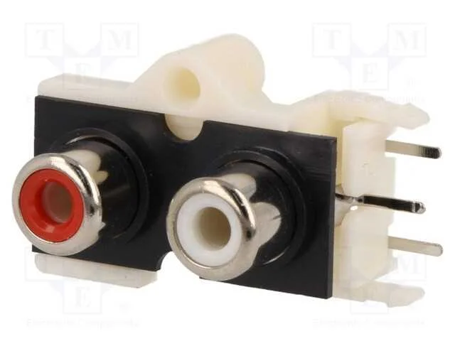 Tomada, Rca, Fêmea, de Andar, Angulares 90, Tht