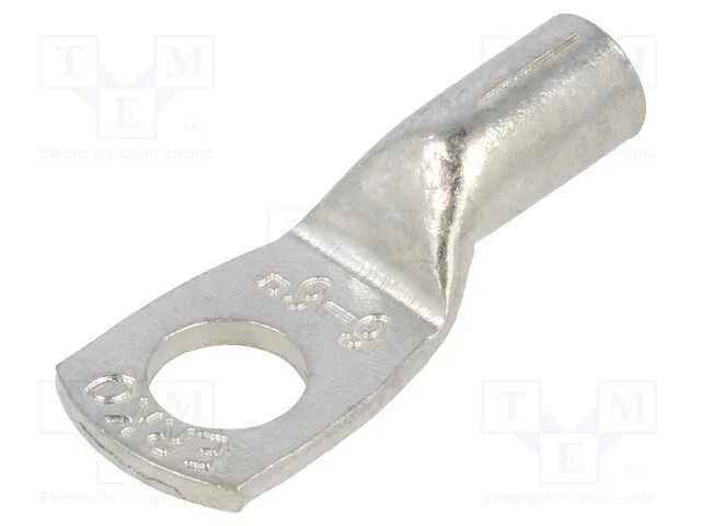 Terminal: anel tubular, M6, 6mm2, cerrar, com cab.