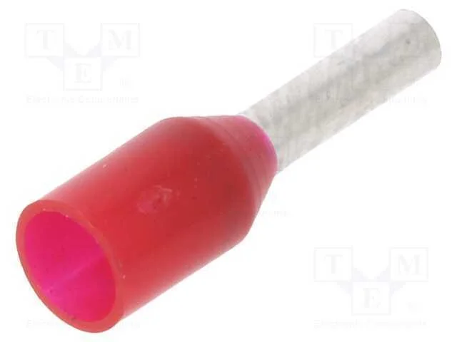 Terminal: rolo, isolada, 1mm2, 6mm, estanhado, ce.
