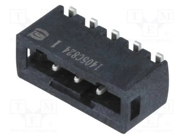 Conector: Fio-Placa, Fêmea, Pin: 3, 2,54mm, Har-Flexicon, Smt, 6a