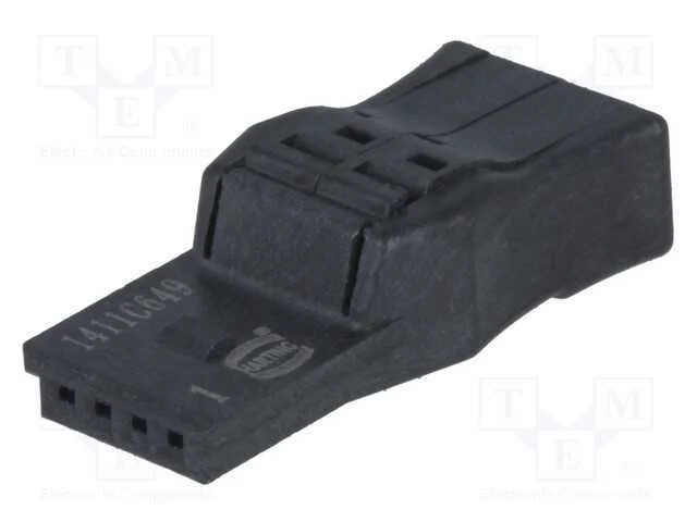 Conector: Fio-Placa, Macho, Pin: 4, 1,27mm, Har-Flexicon, Ficha