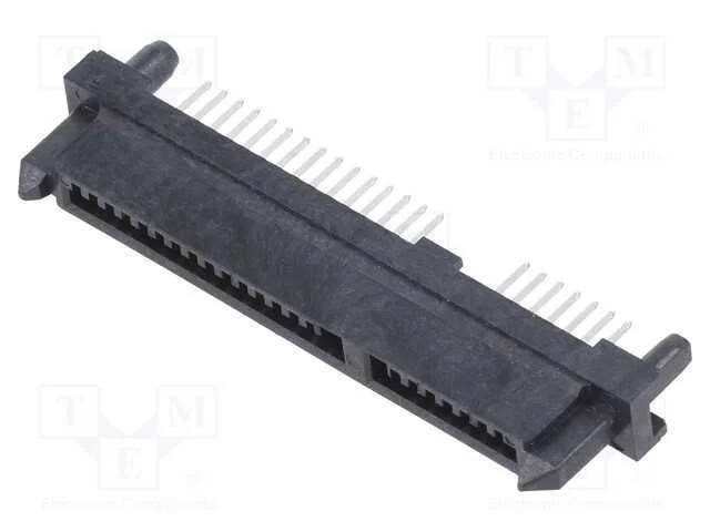 Conector: SATA, PIN: 22, SMT, tomada, f&ecirc;mea