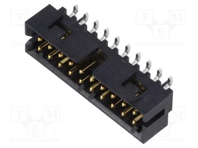MGrid Hdr Shrd SMT/Slot/Pg .38AuLF 20Ckt
