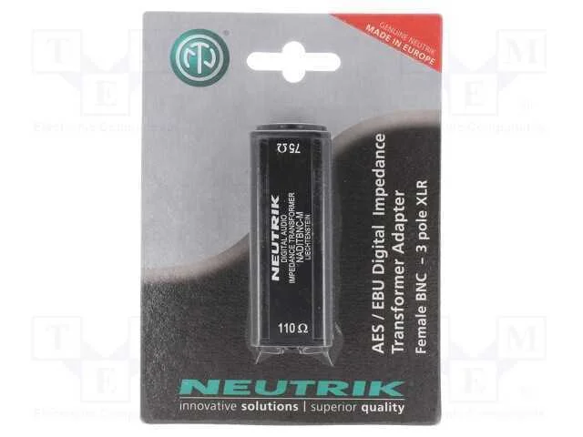 Aes/Ebu Coupler Male Xlr/Bnc