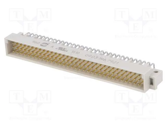 Tomada, DIN 41612, tipo C, macho, PIN: 96, a+b+c,.