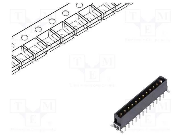 Conector: Placa-Placa, Macho, Pin: 12, 2,54mm, Har-Flex Power