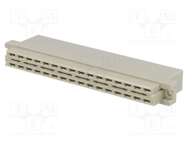 Ficha, DIN 41612, tipo D, fêmea, PIN: 32, a+c, ce.