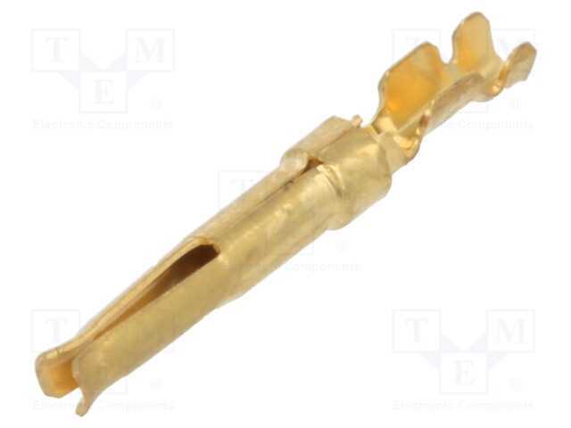 Contacto, Fêmea, 20, Bronze de Fósforo, Dourado, 0,08÷0,2mm2, 1,2a