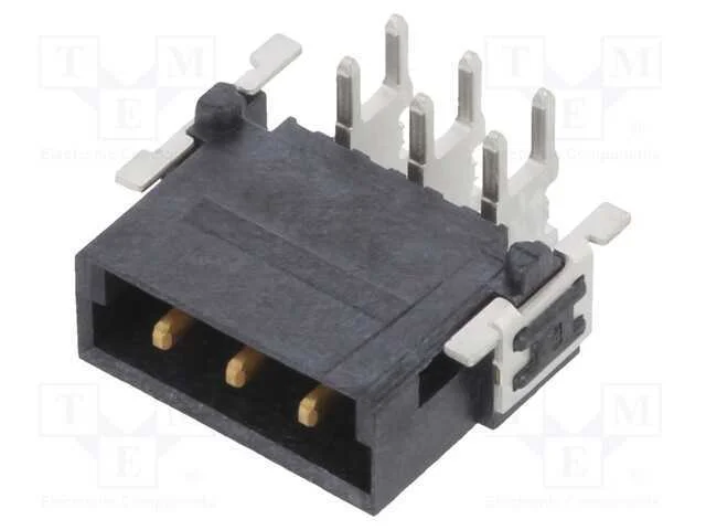 Conector: Placa-Placa, Macho, Pin: 3, 2,54mm, Har-Flex Power, 22a