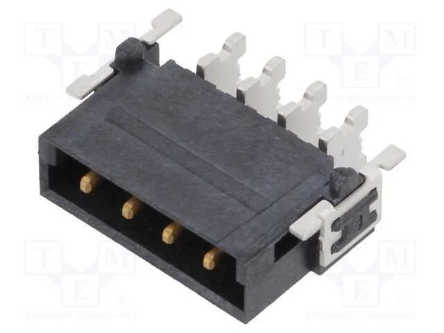 Conector: Placa-Placa, Macho, Pin: 4, 2,54mm, Har-Flex Power, 21a