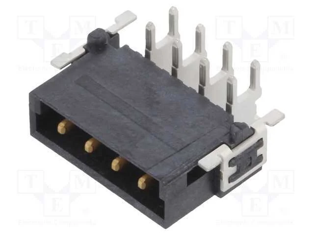 Conector: Placa-Placa, Macho, Pin: 4, 2,54mm, Har-Flex Power, 22a