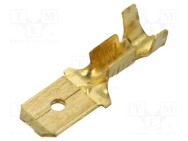 Conetor: plano, 6,3mm, 0,8mm, fêmea, 1÷2,5mm2, ce.