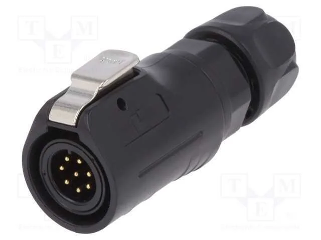 Conector: Redondos, Ficha, Tamanho 12, 02, Macho,.