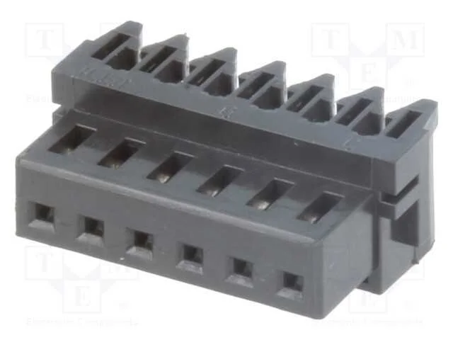 Idc, Ficha, Fêmea, Nr, 2,5mm, Pin: 6, com Cabo, 250v, 2a, Sistema: 1x6