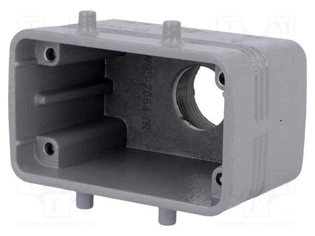 Carcaça: para conetores HDC, tamanho 57.27, IP66,.
