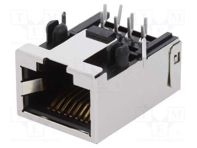 Tomada, RJ45, PIN: 8, Cat: 5,5e, blindadas,de per.