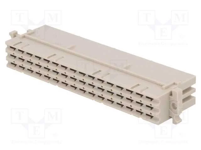 DIN 41612, tipo F, fêmea, PIN: 48, cerrar