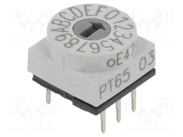 Emissor de Código, Hex/Bcd, Pos: 16, Tht, Rcontacto Max: 80mo, Pt65