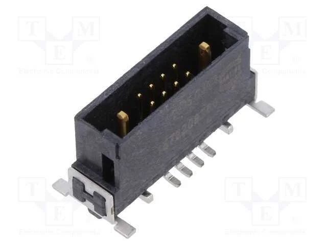 Conector: Placa-Placa, Macho, Pin: 10(2+8), Har-Flex Hybrid, Smt