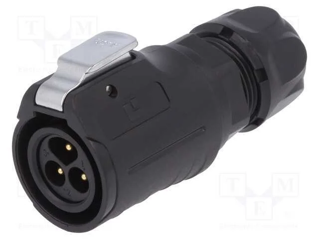 Conector: Redondos, Ficha, Tamanho 16, 02, Macho,.
