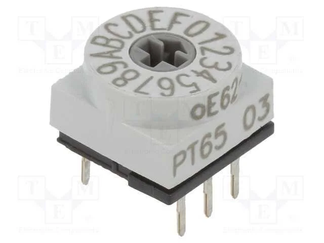 Emissor de Código, Hex/Bcd, Pos: 16, Tht, Rcontacto Max: 80mo, Pt65