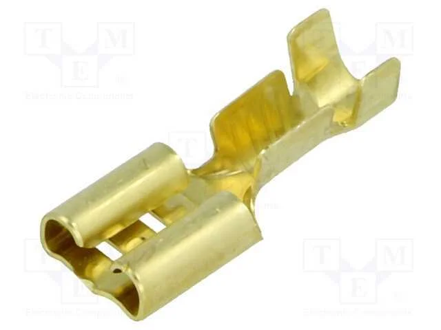 Conetor: plano, 6,3mm, 0,8mm, macho, 1÷2,5mm2, ce.