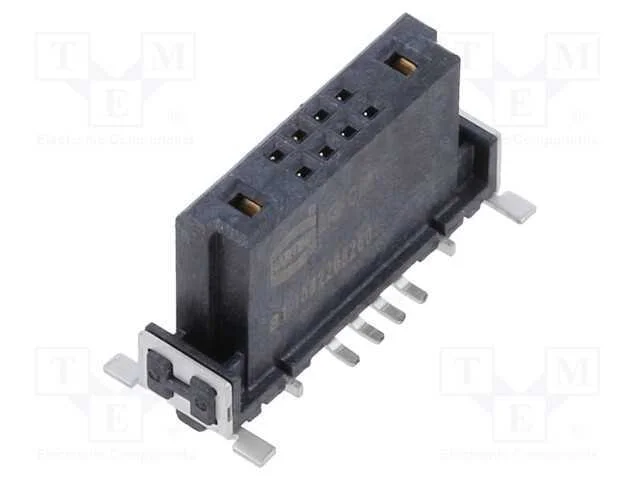 Conector: Placa-Placa, Fêmea, Pin: 10(2+8), Har-Flex Hybrid, Smt