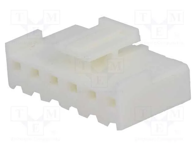 Ficha, fio-placa, f&ecirc;mea, NS39, 3,96mm, PIN: 6, se.