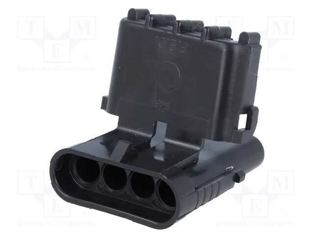 Conector: Fio-Fio, Weather Pack, Macho, Ficha, com Cabo, Pin: 4