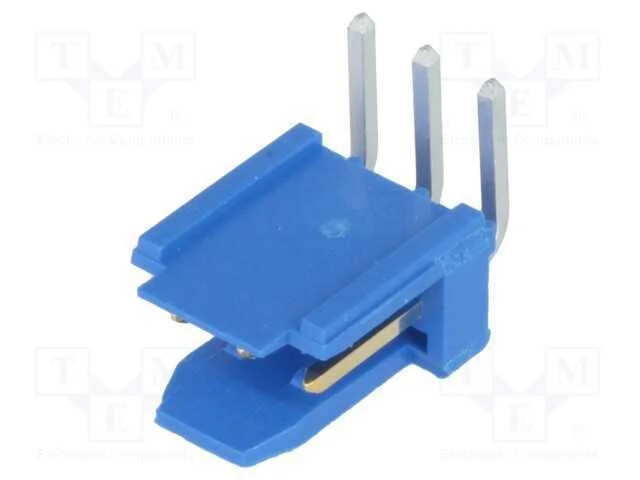 Tomada, fio-placa, macho, PIN: 3, 2,54mm, THT, Du.