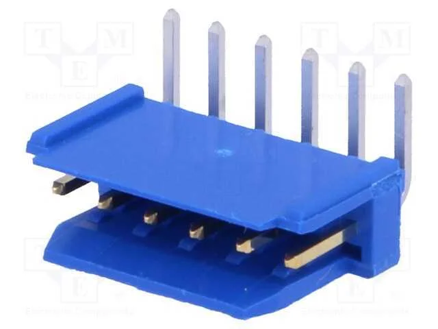 Tomada, fio-placa, macho, PIN: 6, 2,54mm, THT, Du.