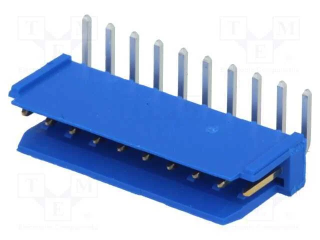 Tomada, fio-placa, macho, PIN: 10, 2,54mm, THT, D.