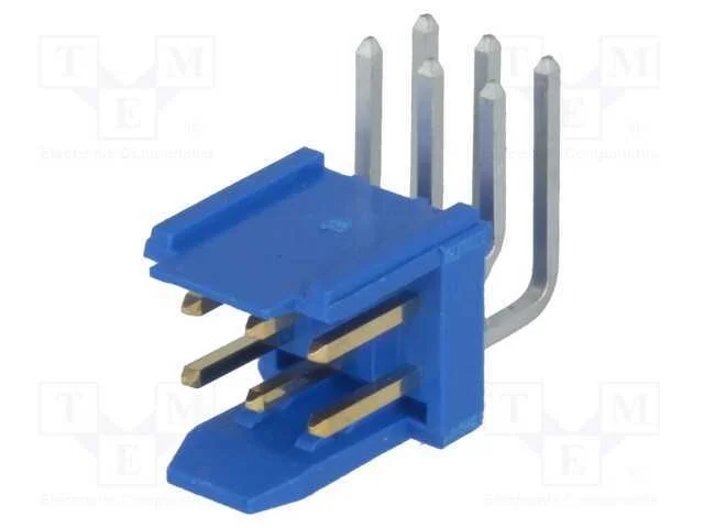 Tomada, fio-placa, macho, PIN: 6, 2,54mm, THT, Du.