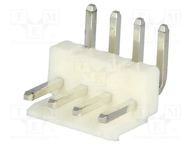 Tomada, fio-placa, macho, NS39, 3,96mm, PIN: 4, T.