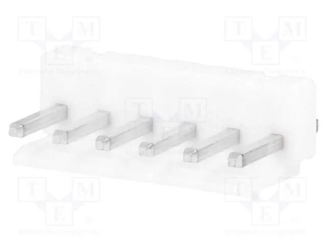 Tomada, fio-placa, macho, NS39, 3,96mm, PIN: 6, T.