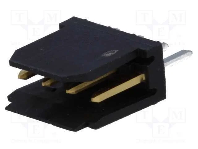 Tomada, fio-placa, macho, PIN: 4, 2,54mm, THT, Du.