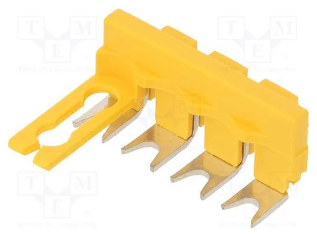 Ponte de pino, SNK, faixas: 4, amarelo, Larg: 8mm.