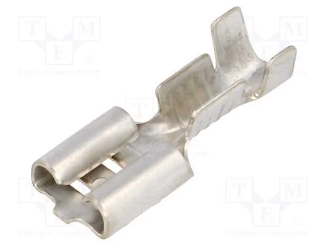 Conetor: plano, 6,3mm, 0,8mm, macho, 1÷2,5mm2, ce.