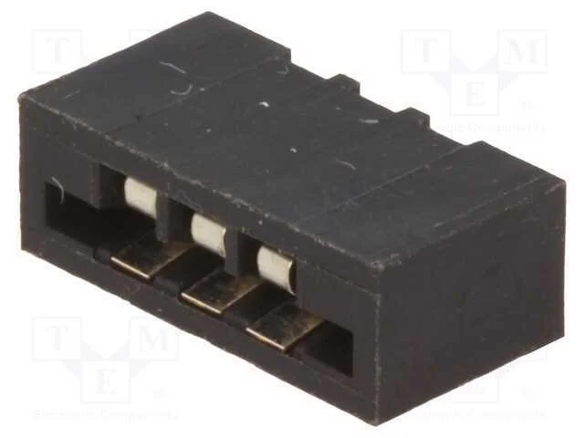 Conector: FFC/FPC, simples, PIN: 3, Non-ZIF, THT,.