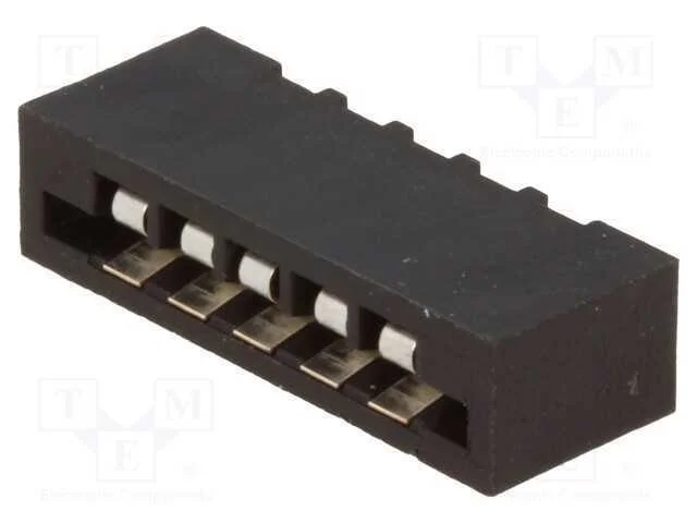 Conector: FFC/FPC, simples, PIN: 5, Non-ZIF, THT,.