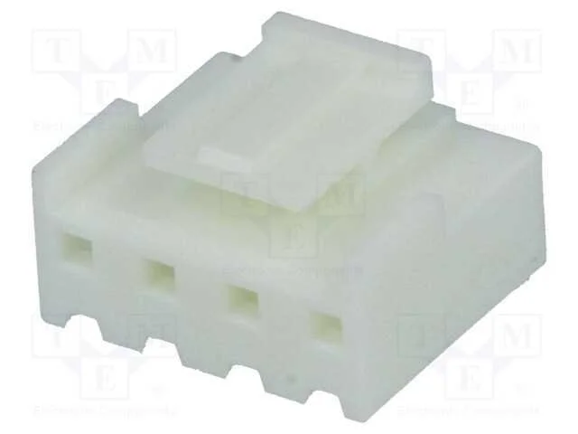 Ficha, Fio-Placa, Fêmea, Vh, 3,96mm, Pin: 4, Sem Contactos, com Cabo