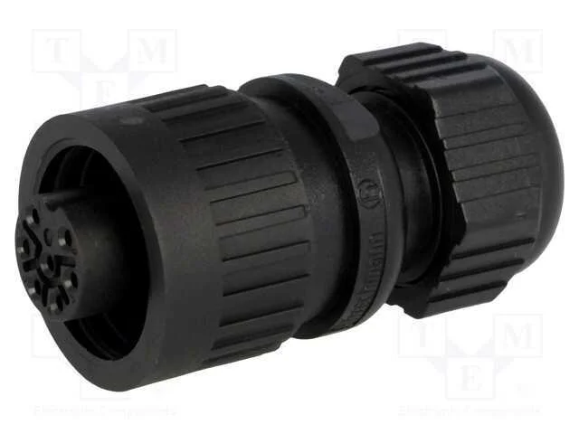 Conector: redondos, ficha, fêmea, IP67, CA, PIN: .