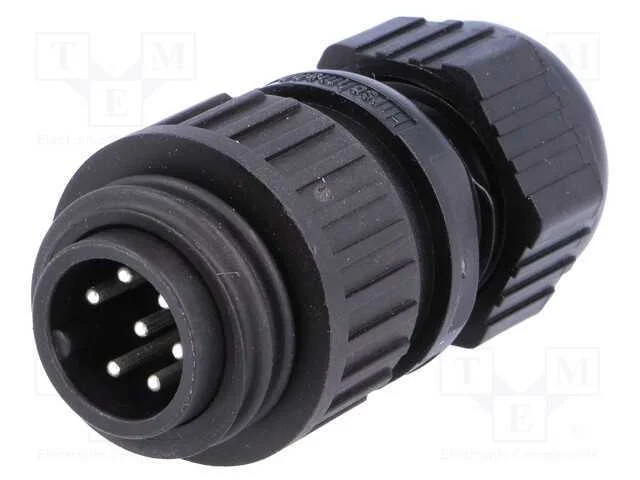 Conector: redondos, ficha, macho, IP67, CA, PIN: .