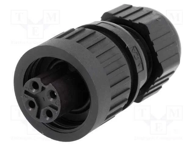 Conector: redondos, ficha, fêmea, IP67, CA, PIN: .