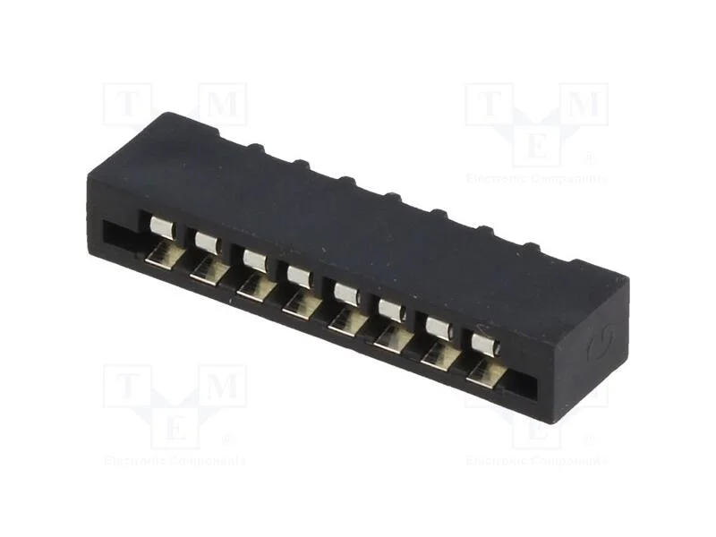 Conector: FFC/FPC, simples, PIN: 8, Non-ZIF, THT,.
