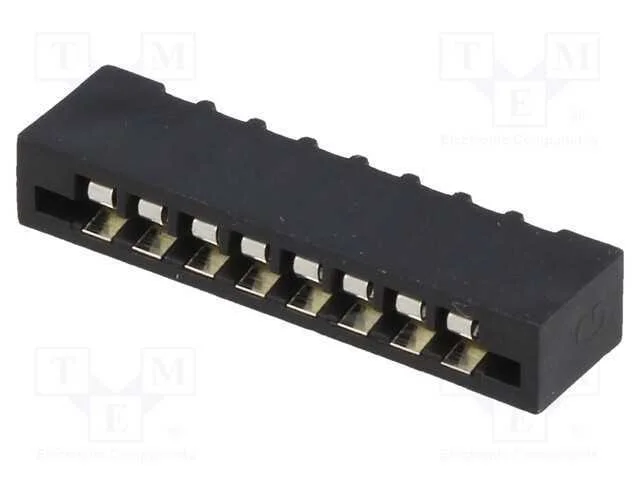 Conector: FFC/FPC, simples, PIN: 8, Non-ZIF, THT,.