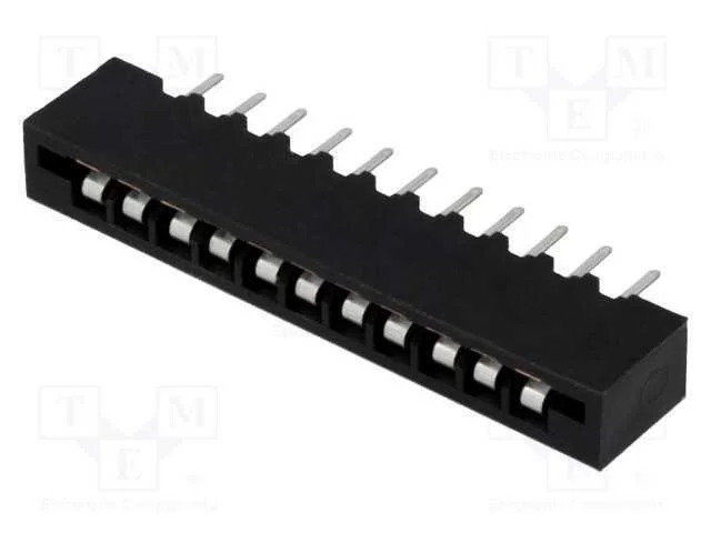Conector: FFC/FPC, simples, PIN: 11, Non-ZIF, THT.