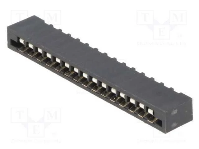 Conector: FFC/FPC, simples, PIN: 15, Non-ZIF, THT.