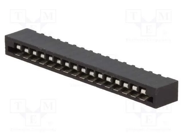 Conector: Ffc/Fpc, Simples, Pin: 16, Non-Zif, Tht, Estanhado, 20mo